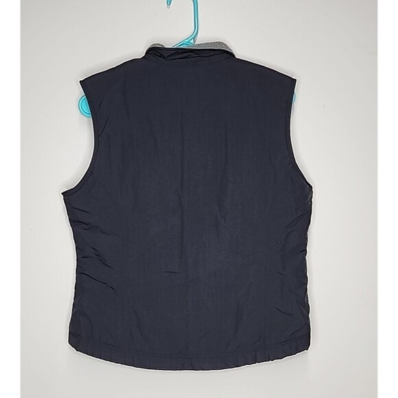 L.L. Bean Winter Vest Fleece Lined Nylon Ski Black Womens Size Medium EUC - Picture 5 of 8